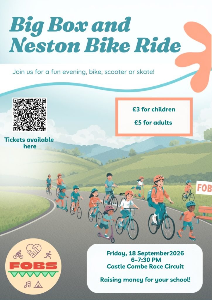 Big Box and Neston Bike Rider Poster